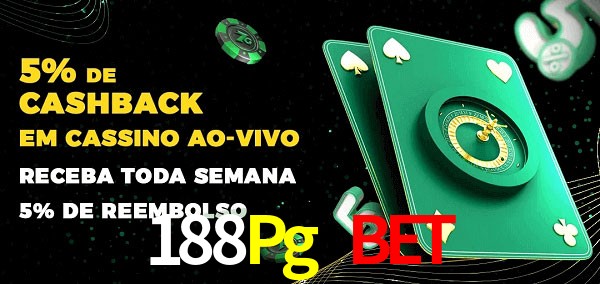 Promoções do cassino ao Vivo 188Pg Bet